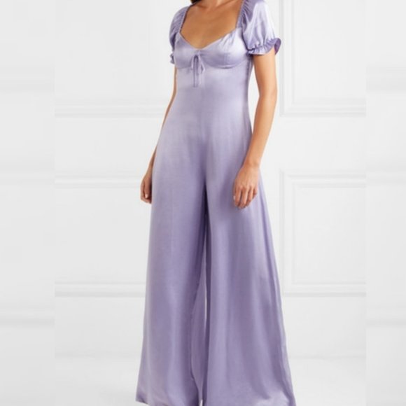 STAUD Other - Staud Lavender Silky Jumpsuit 8